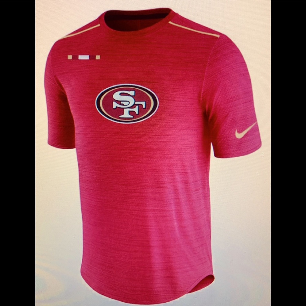 San Francisco 49ers NIKE BREATHE PLAYER TOPS . RARE. Professionally stored .